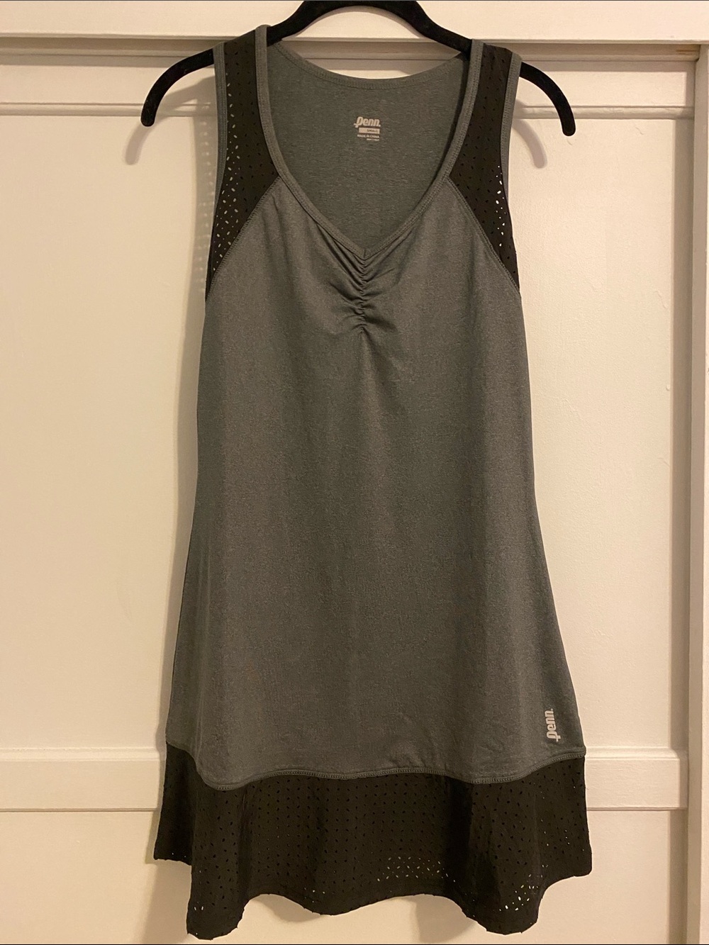 LAST CHANCE! penn Gray and Black Athletic Tank Dress Sz S